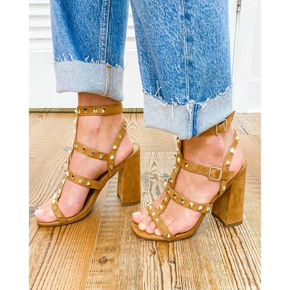 NEW SHU SHOP huici sandal in tan suede - Picture 2 of 2